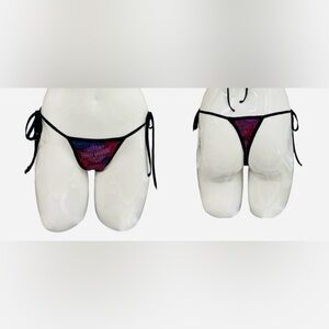 Harley Davidson Side Tie Thong Bikini Bottom XS-XXL
